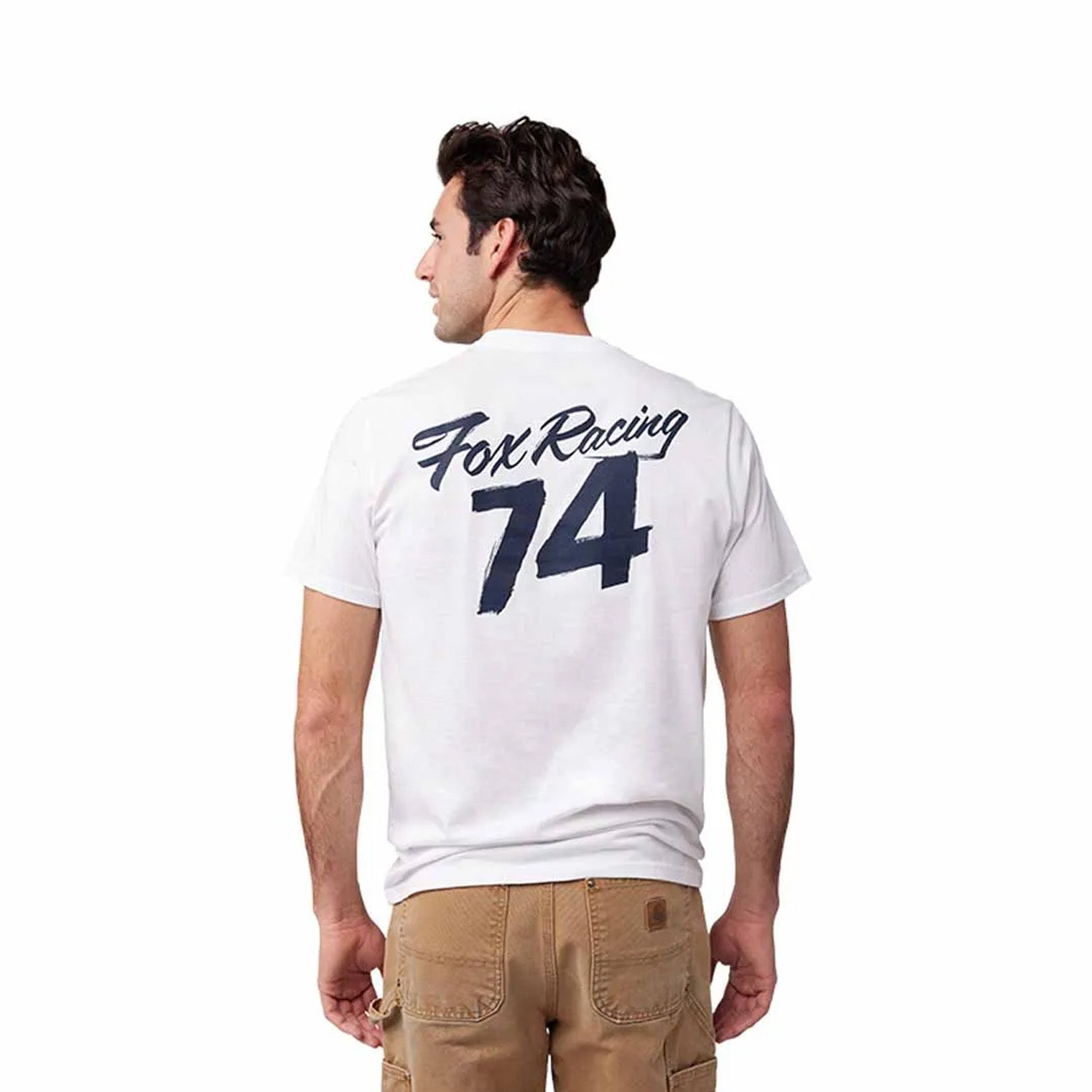 Fox Scripted Ss Prem Tee Optic Wht - Ultimate Cycles Nowra