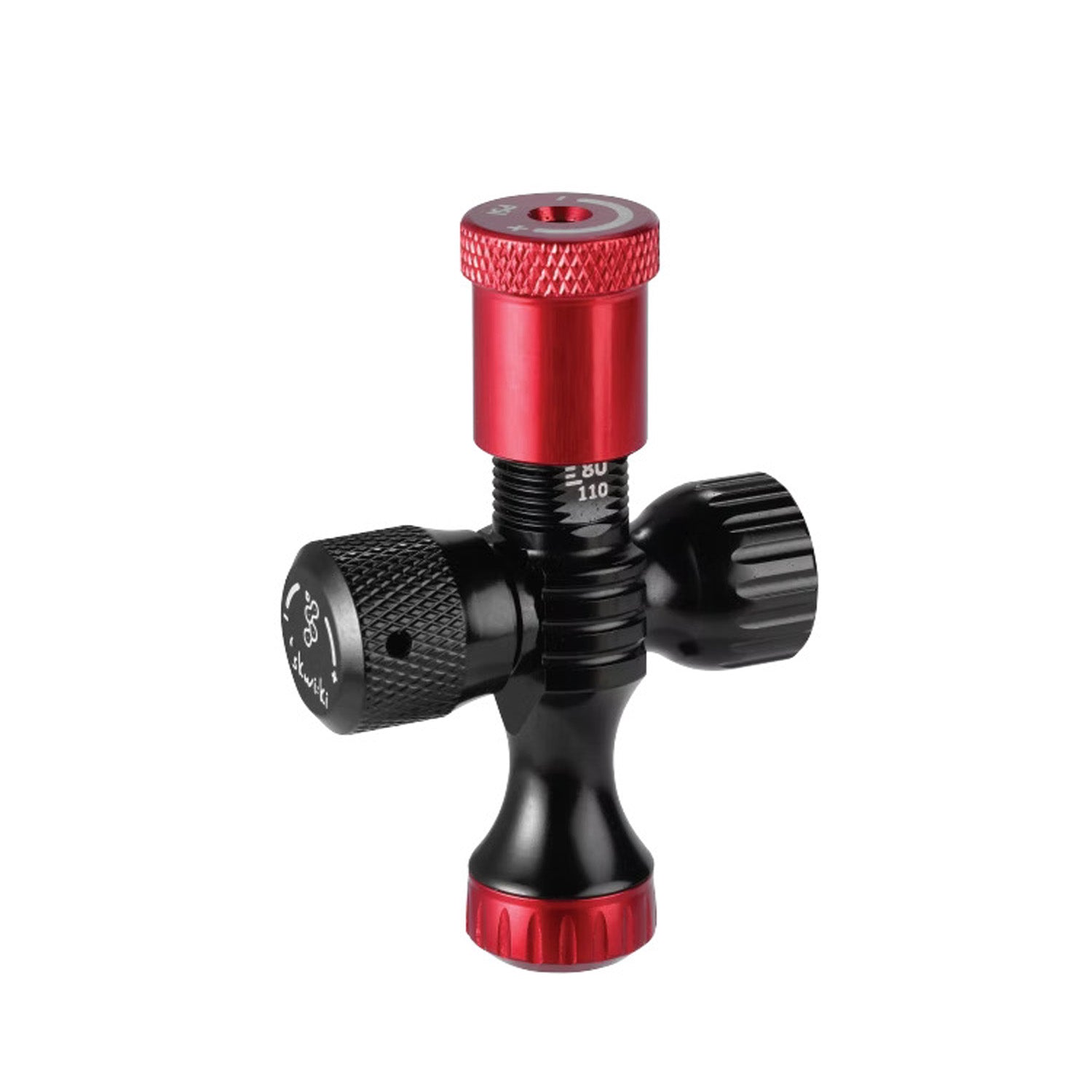 Skwiki CO2 Preset Inflator Black-Red - Ultimate Cycles Nowra
