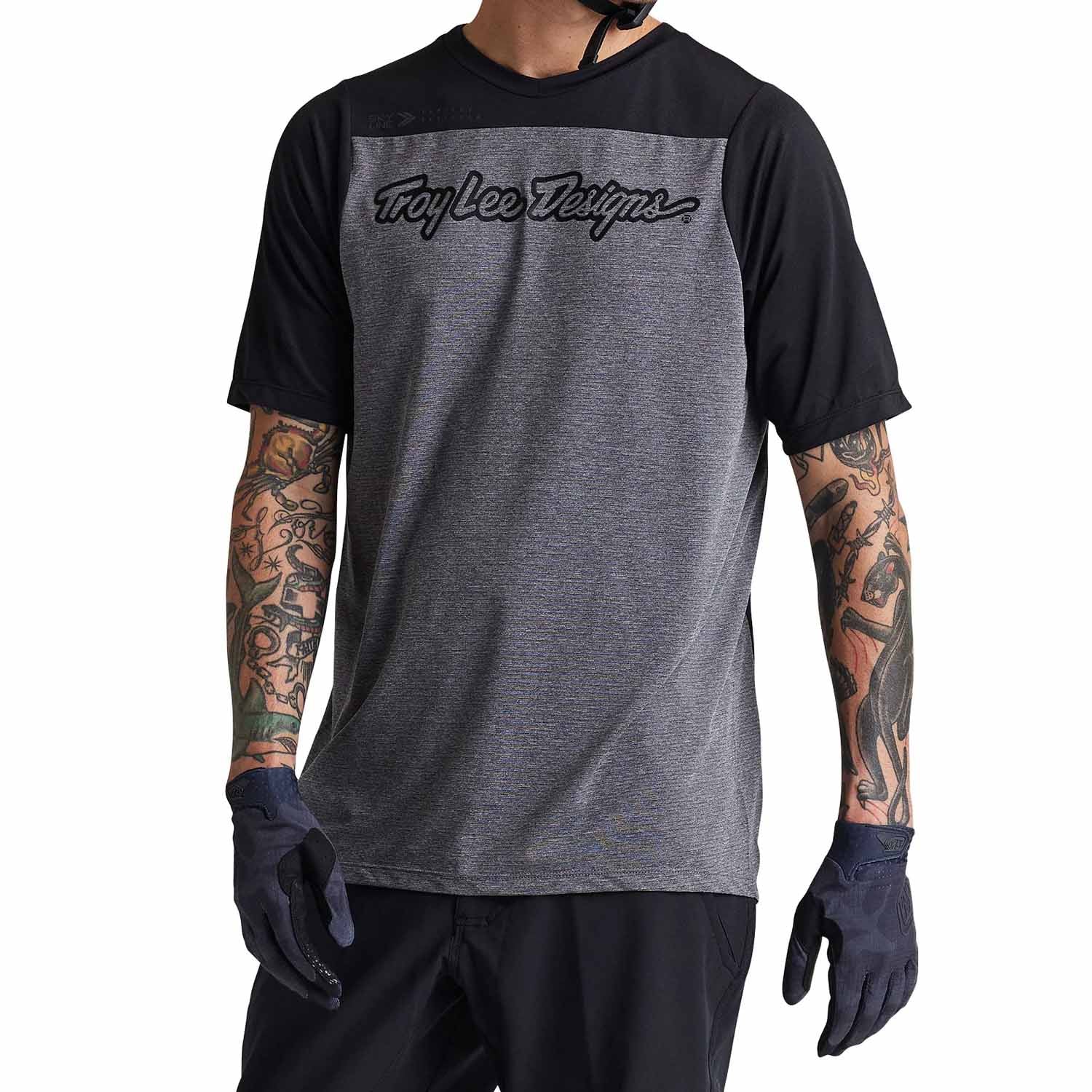 Tld 24.1 Skyline Ss Jersey Signature Htr Grey/black - Ultimate Cycles Nowra