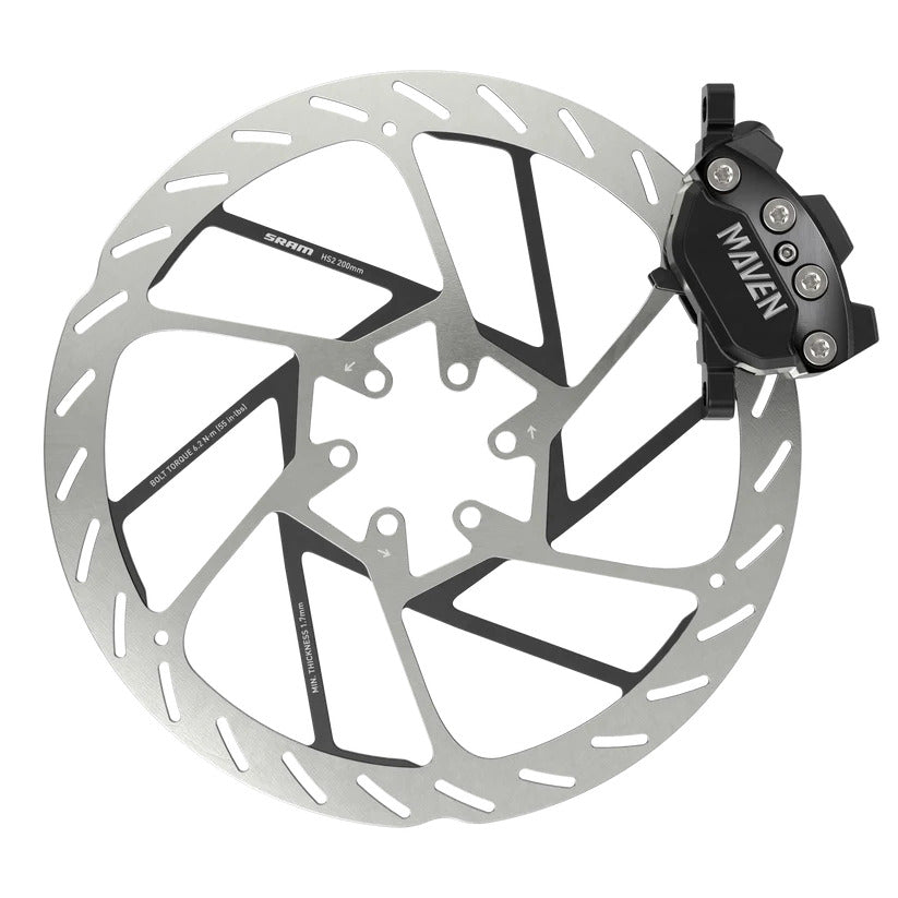 Sram Db Maven Silver Rear (2000mm) Alum Lever Stainless Hardware - Ultimate Cycles Nowra