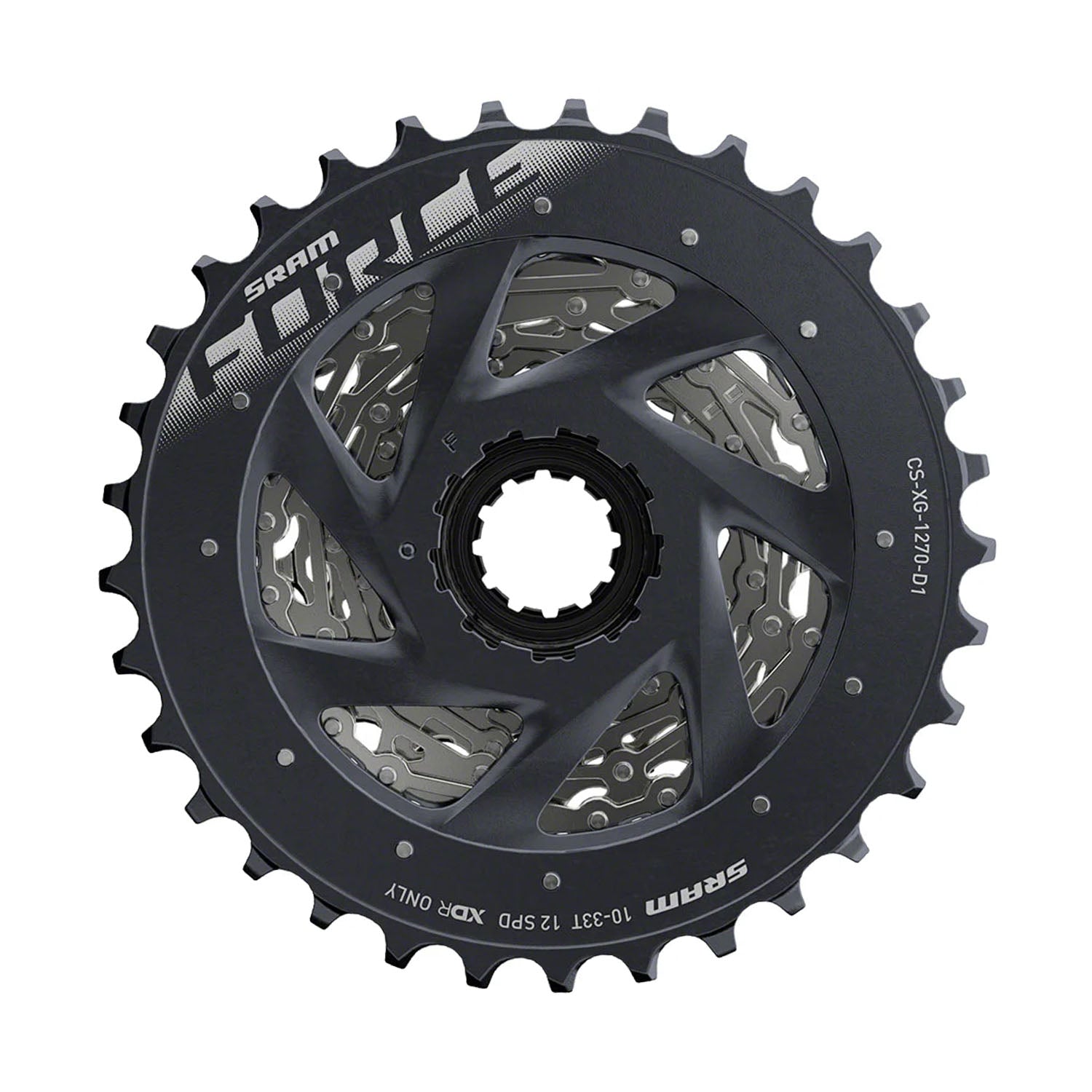 SRAM CASSETTE XG-1270 12 SPD 10-33 D1 SILVER - Ultimate Cycles Nowra