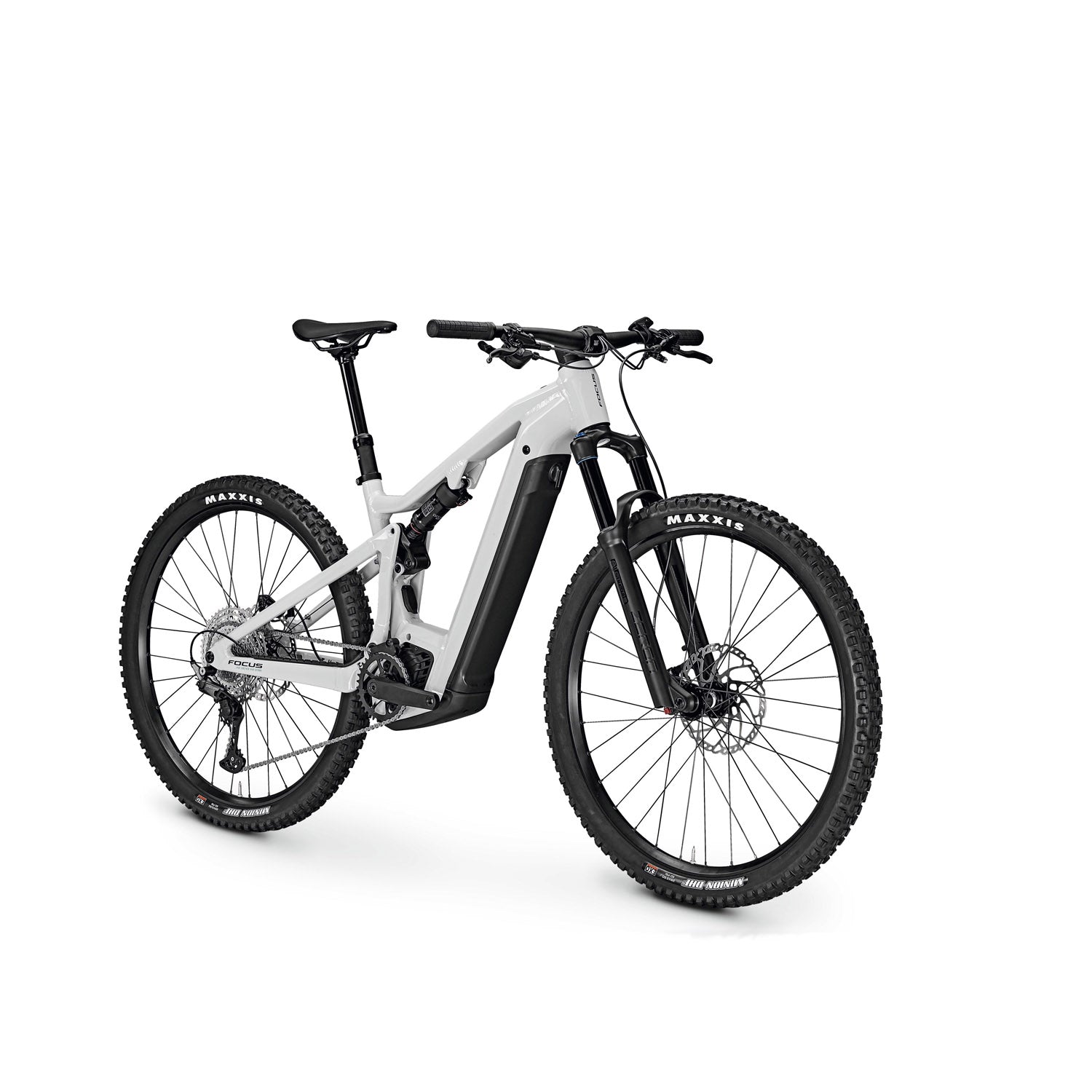 Focus F23 Thron2 6.7 Light Grey/Gloss (625wh) Med - Ultimate Cycles Nowra