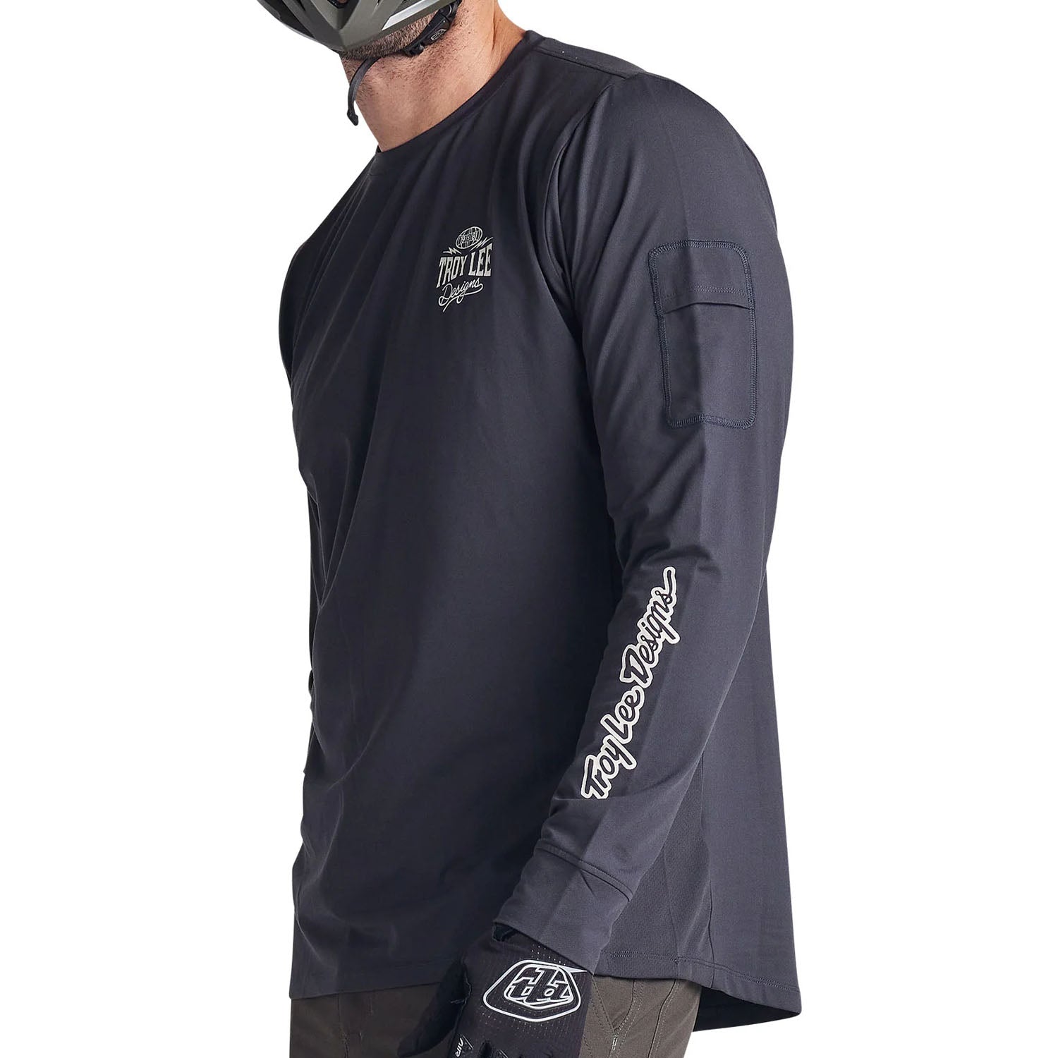 Tld 24.1 Ruckus Ride Ls Tee Bolts Carbon - Ultimate Cycles Nowra