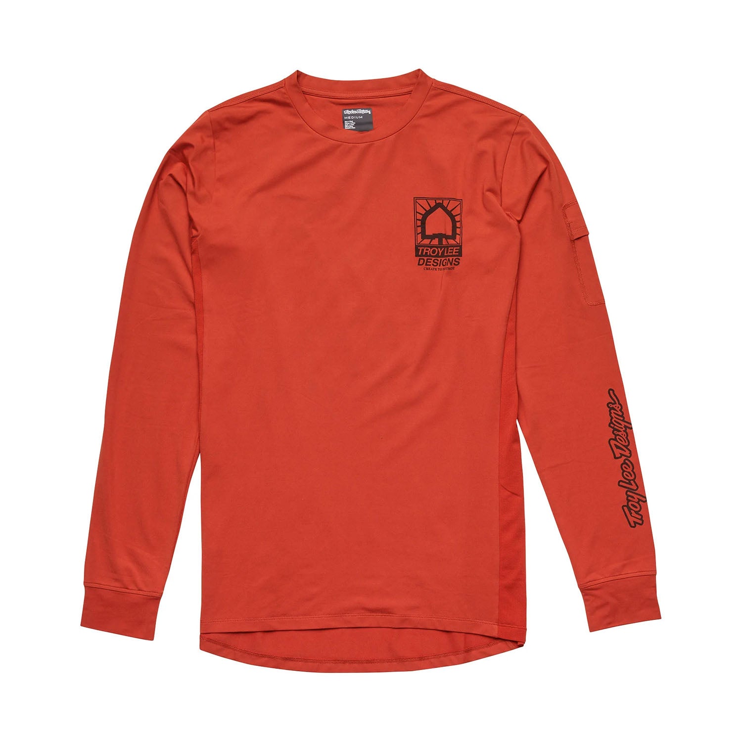 Tld 24.1 Ruckus Ride Ls Tee Create To Destroy Brick - Ultimate Cycles Nowra