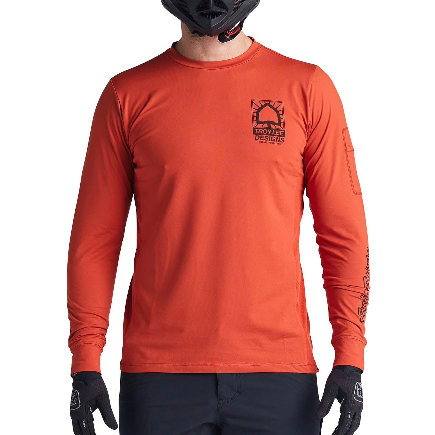 Tld 24.1 Ruckus Ride Ls Tee Create To Destroy Brick - Ultimate Cycles Nowra