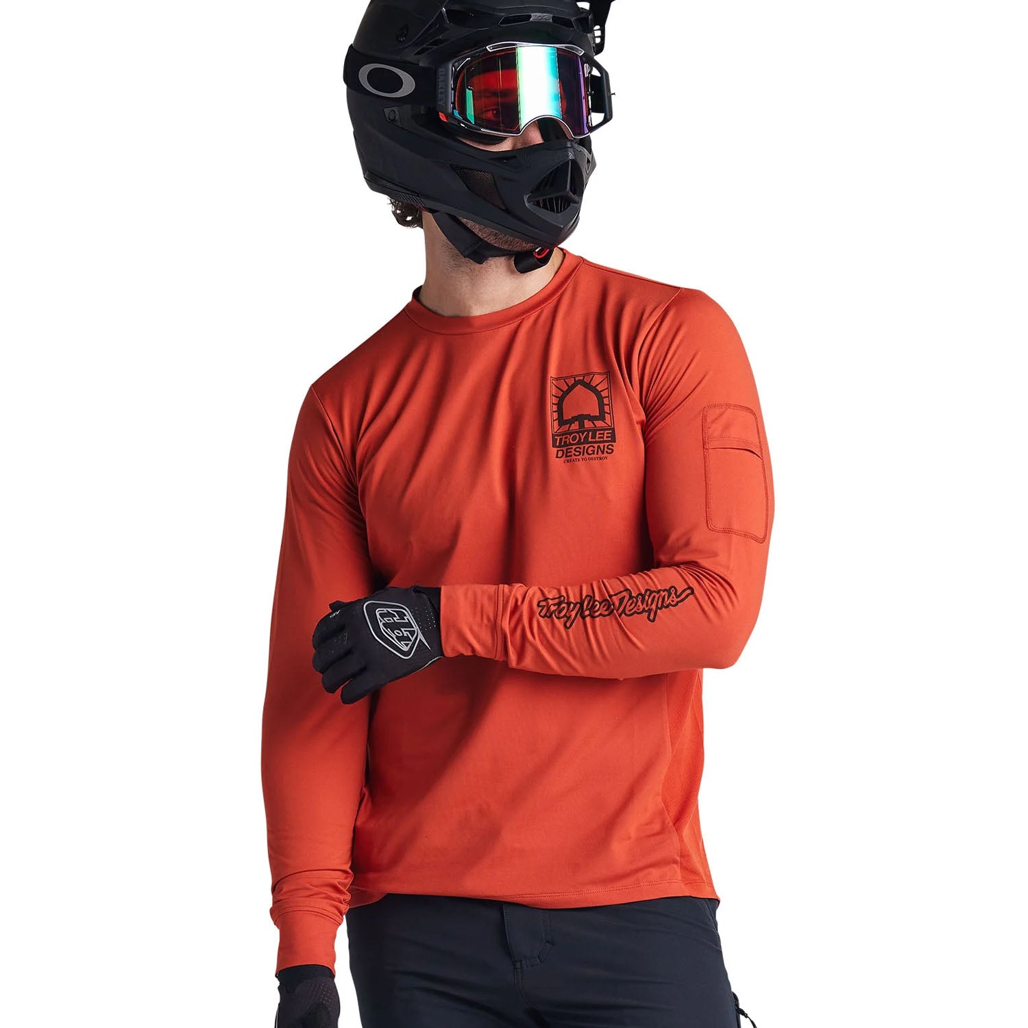 Tld 24.1 Ruckus Ride Ls Tee Create To Destroy Brick - Ultimate Cycles Nowra