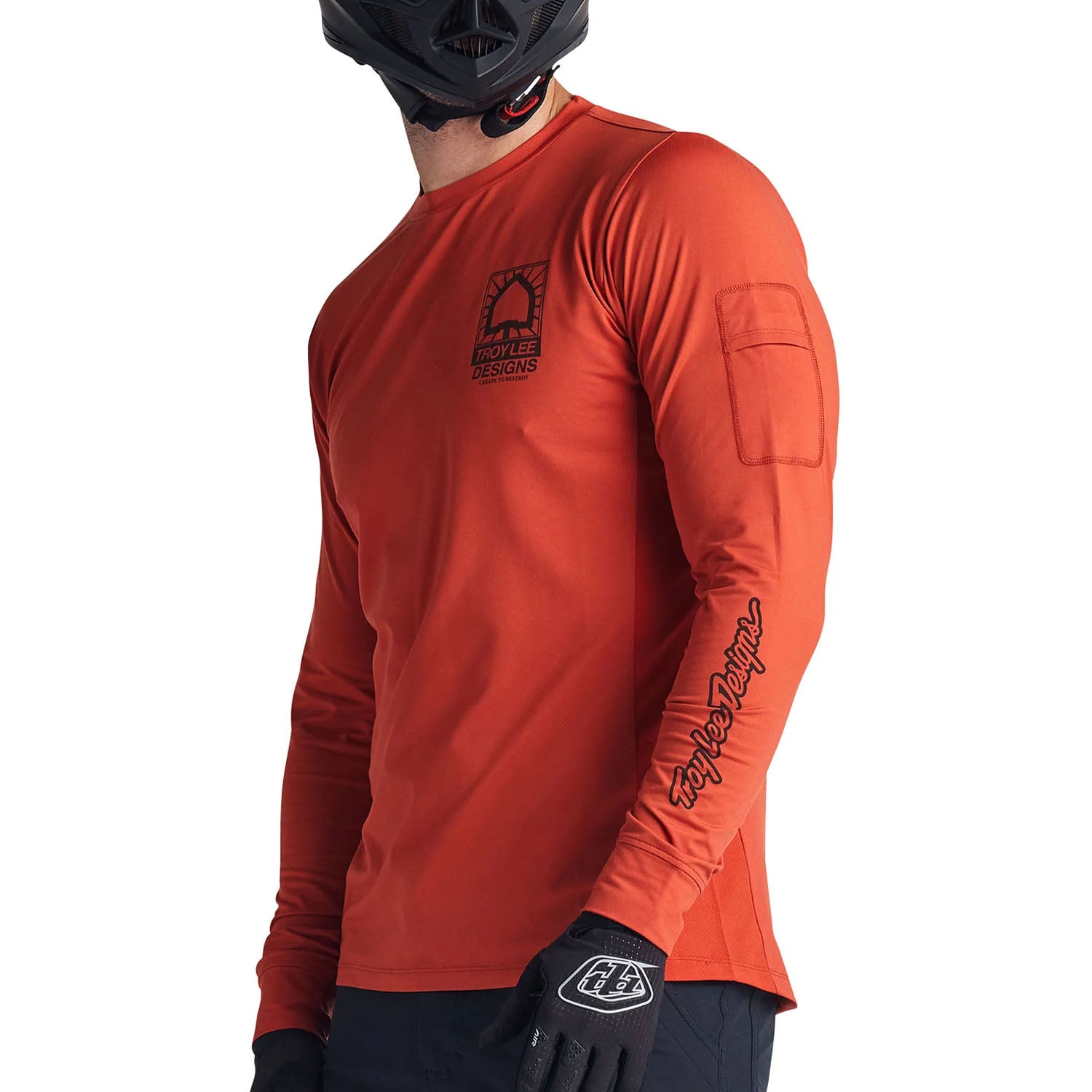 Tld 24.1 Ruckus Ride Ls Tee Create To Destroy Brick - Ultimate Cycles Nowra