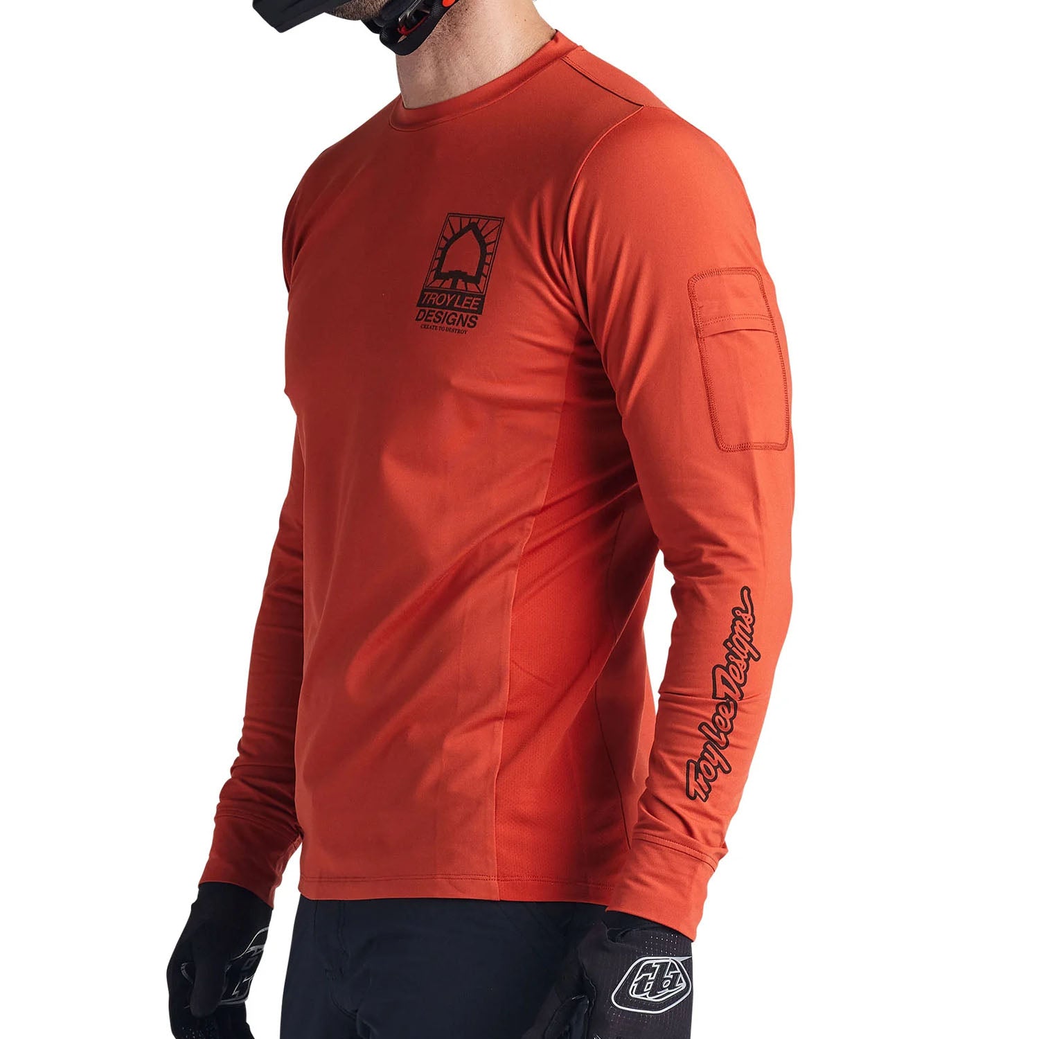 Tld 24.1 Ruckus Ride Ls Tee Create To Destroy Brick - Ultimate Cycles Nowra