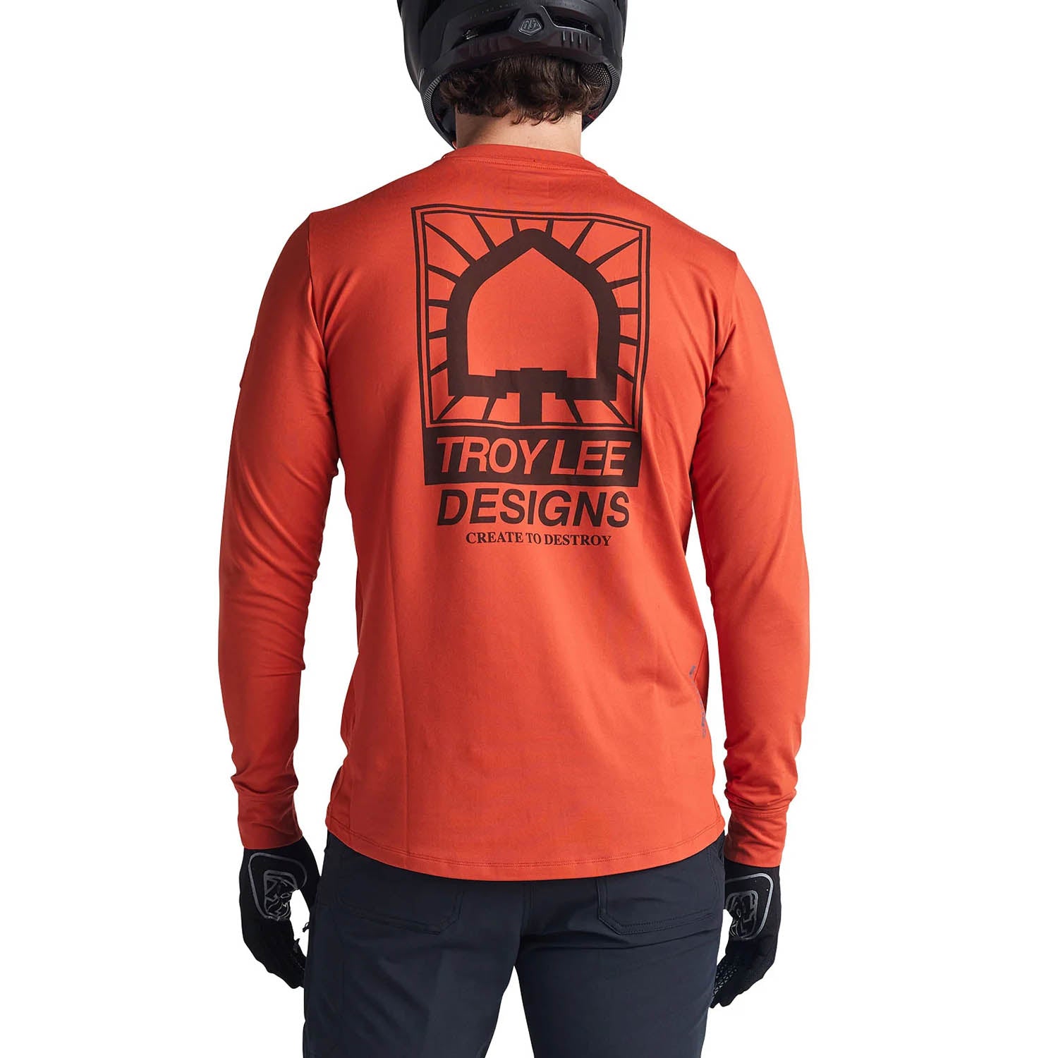 Tld 24.1 Ruckus Ride Ls Tee Create To Destroy Brick - Ultimate Cycles Nowra