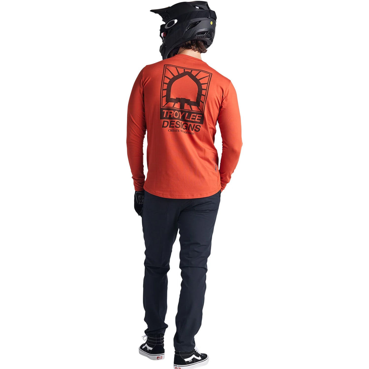 Tld 24.1 Ruckus Ride Ls Tee Create To Destroy Brick - Ultimate Cycles Nowra