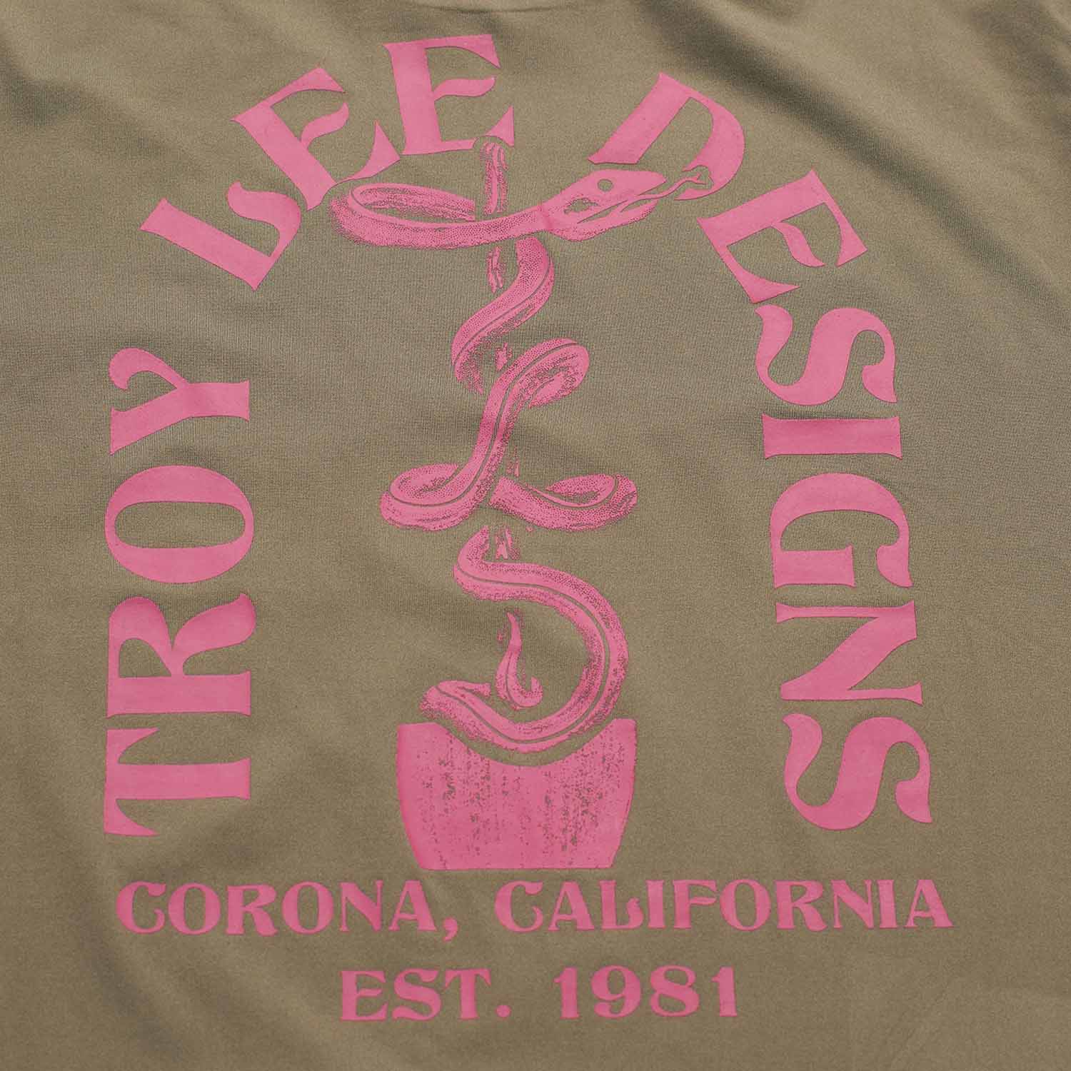 Tld 24.1 Ruckus Ride Ls Tee Fangs Olive - Ultimate Cycles Nowra