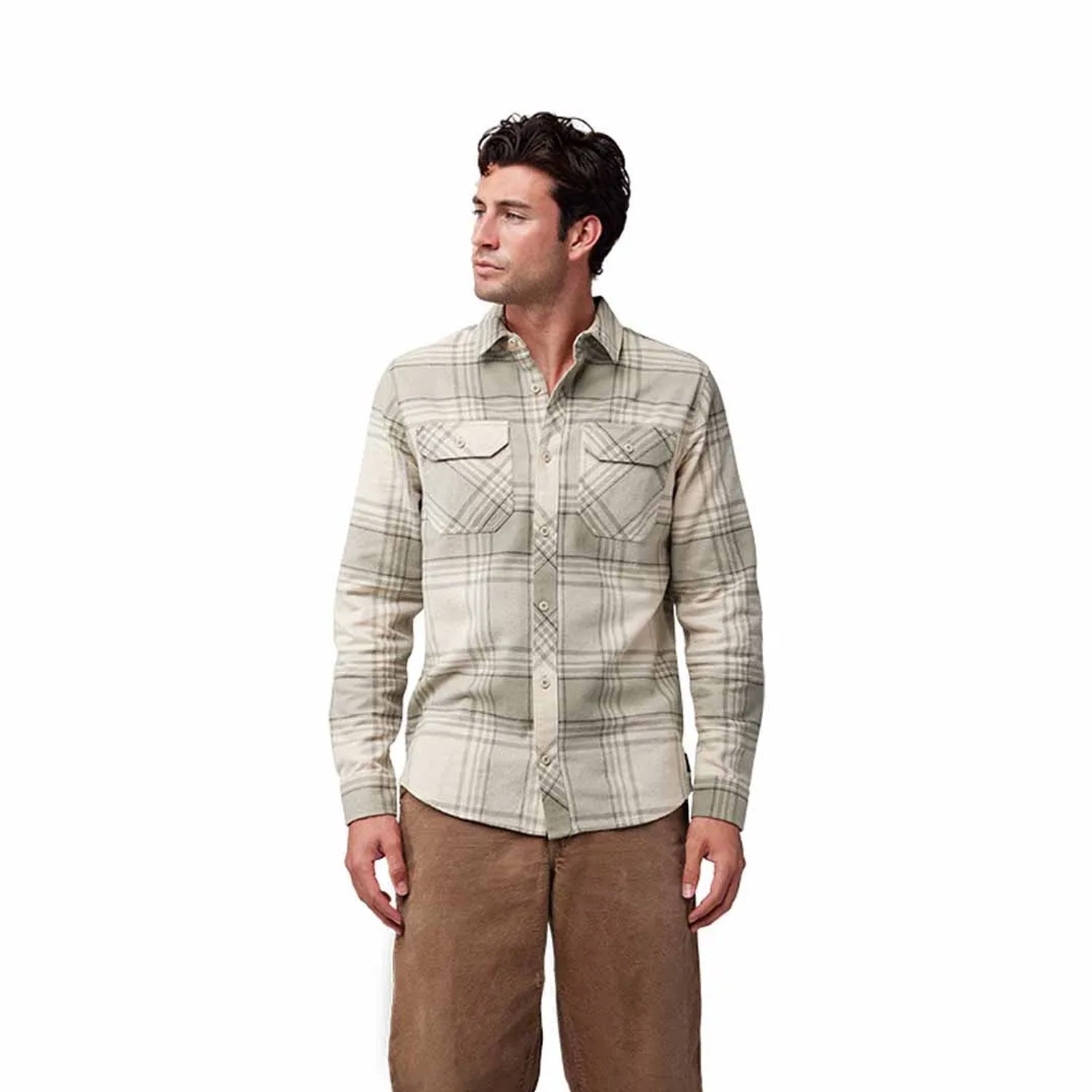 Fox Traildust Flannel Cream - Ultimate Cycles Nowra