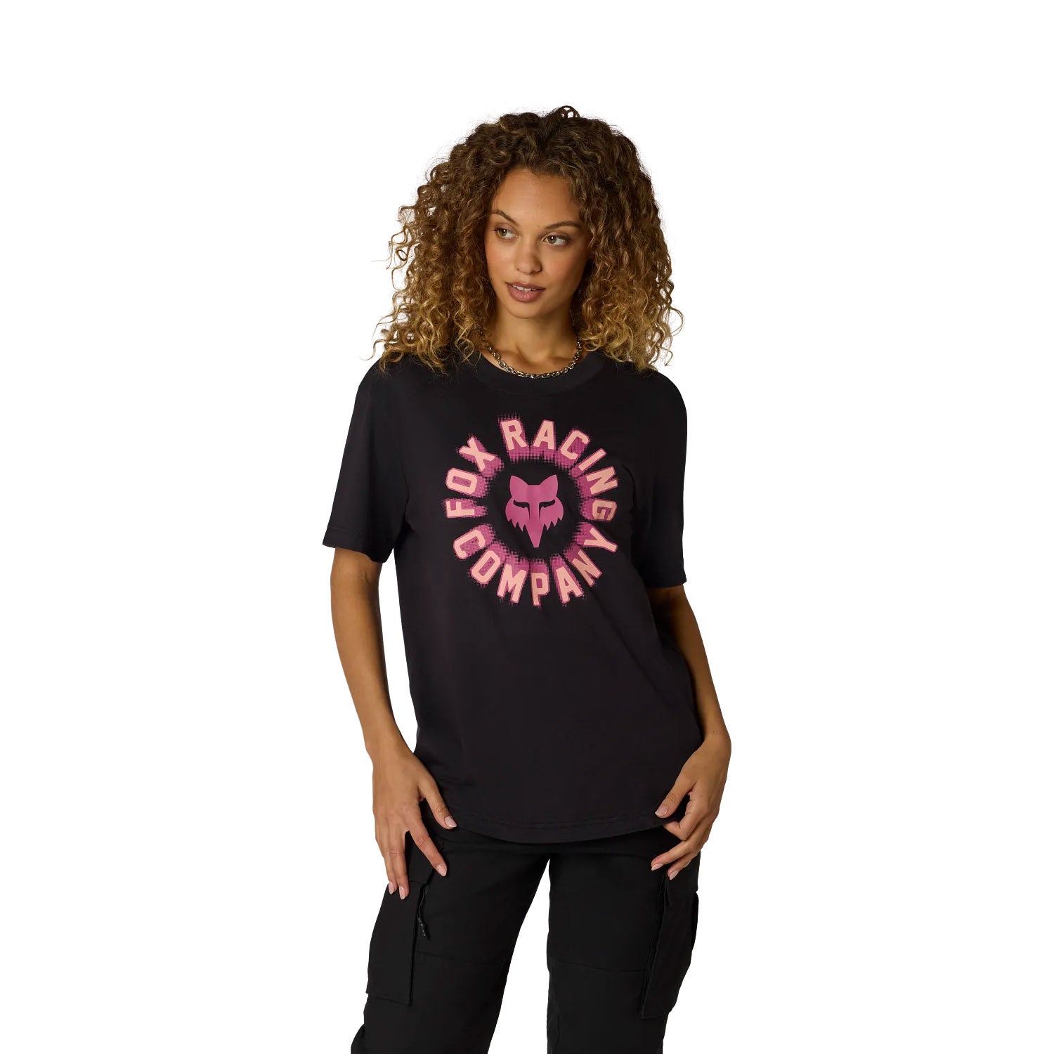 Fox Womans Beam SS Tee Black - Ultimate Cycles Nowra