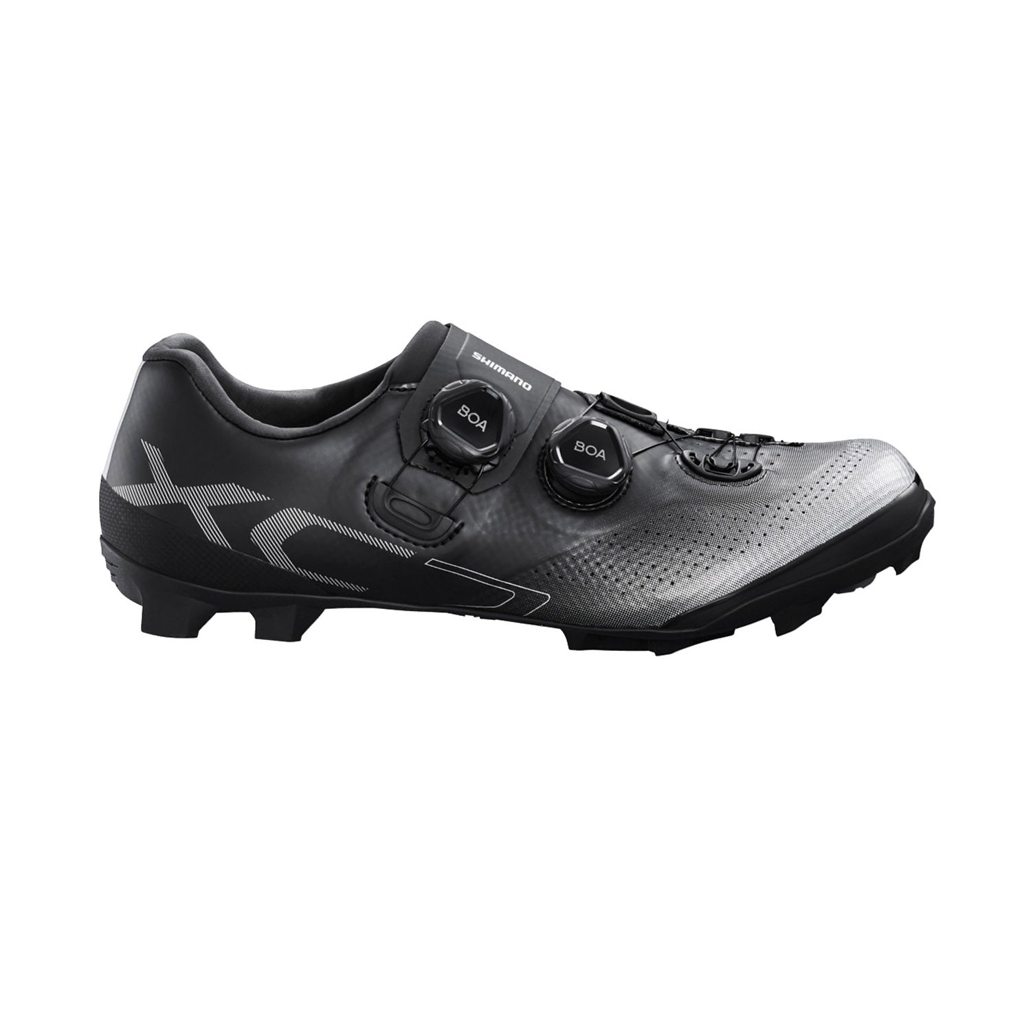 Shimano Sh-xc702-e Spd Shoes Black E-wide 42 - Ultimate Cycles Nowra