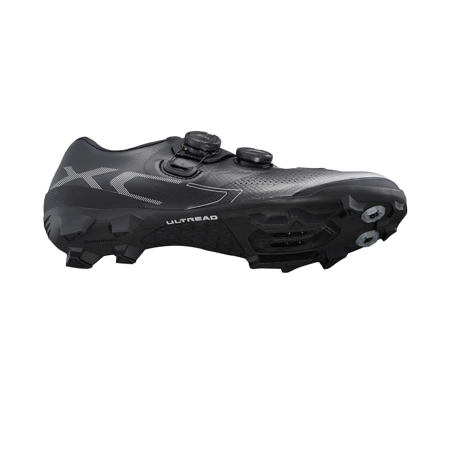 Shimano Sh-xc702-e Spd Shoes Black E-wide 42 - Ultimate Cycles Nowra