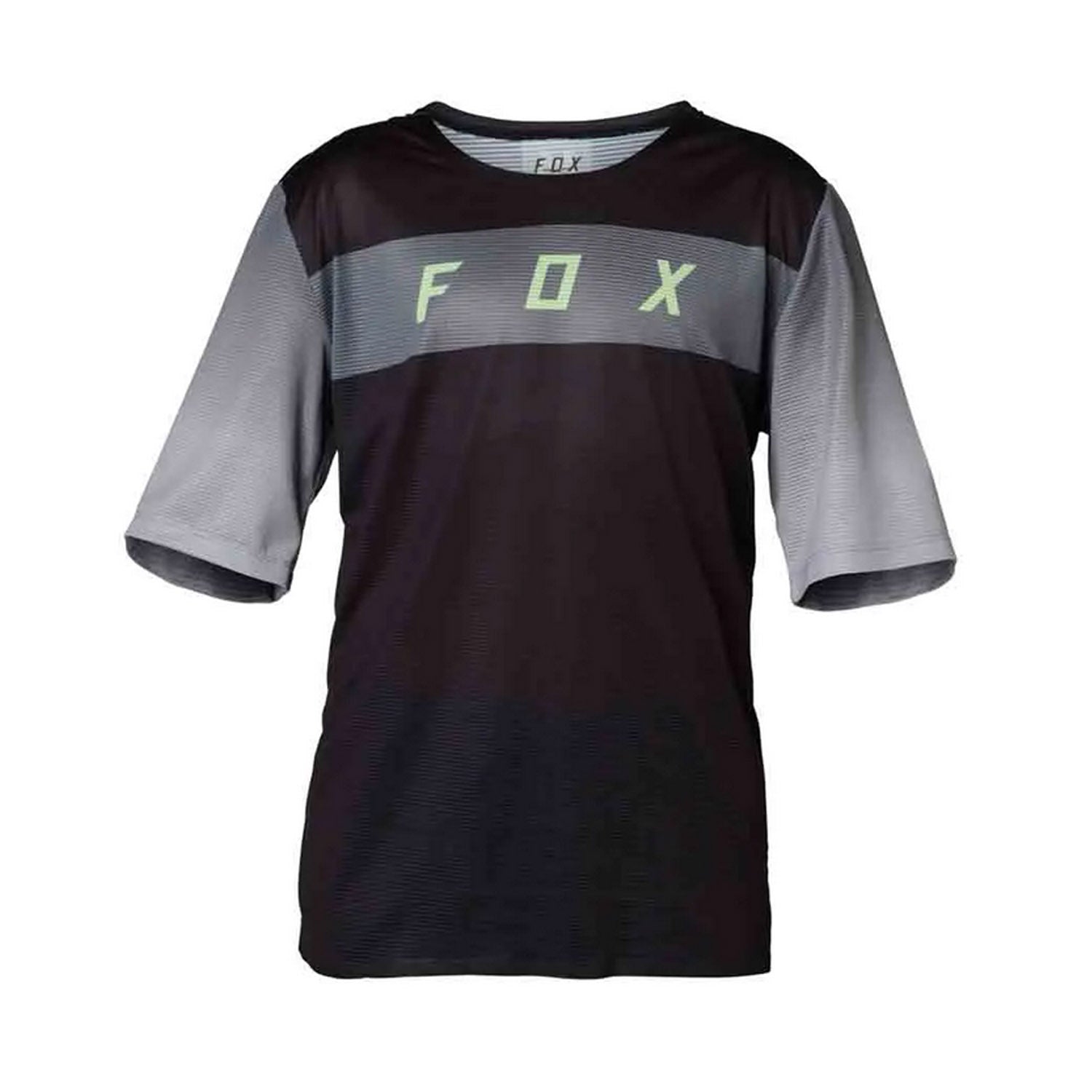 Fox Yth Flexair Ss Jersey Black - Ultimate Cycles Nowra