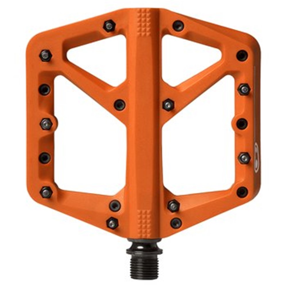 Crankbrothers Pedal Stamp 1 Large Orange - Ultimate Cycles Nowra