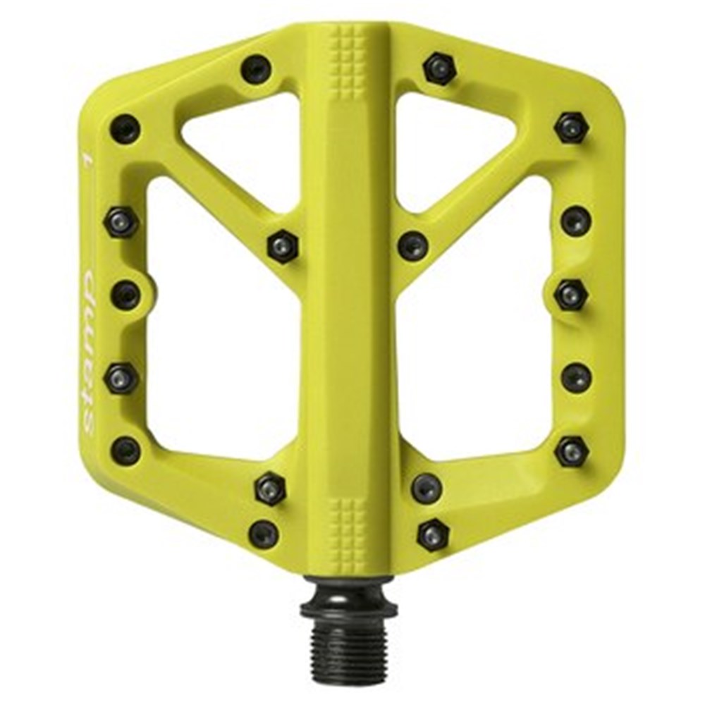 Crankbrothers Pedal Stamp 1 Small Citron - Ultimate Cycles Nowra