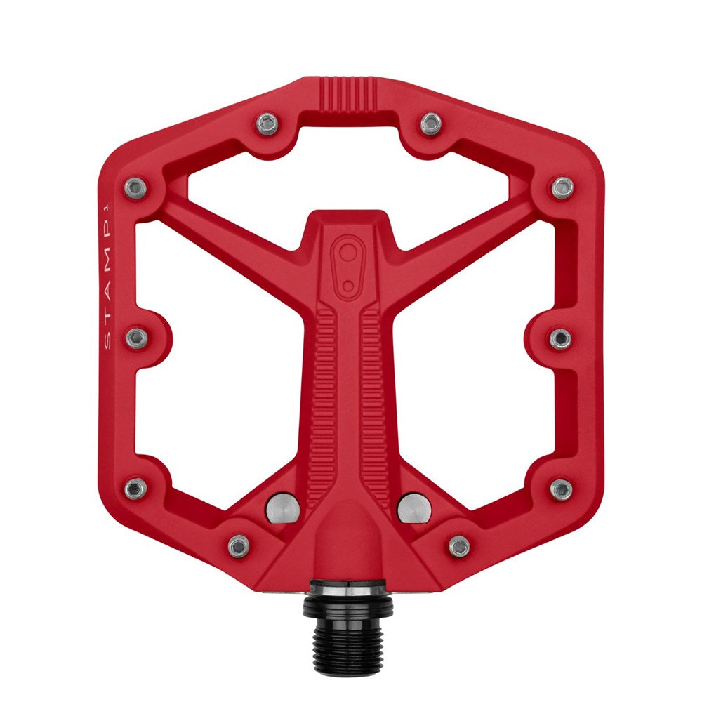 Crankbrothers Pedal Stamp 1 Small Gen 2 Red - Ultimate Cycles Nowra
