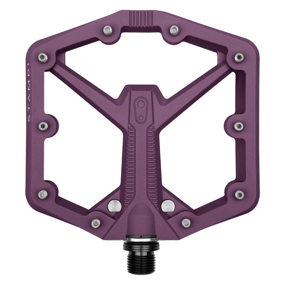 Crankbrothers Pedal Stamp 1 Large Gen 2 Purple - Ultimate Cycles Nowra