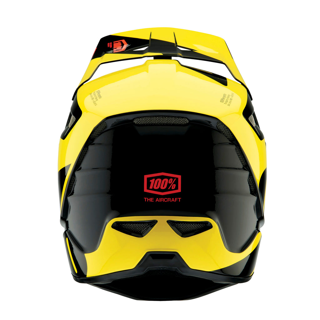 100% Aircarft Helmet Composite Ltd Neon Yellow - Ultimate Cycles Nowra