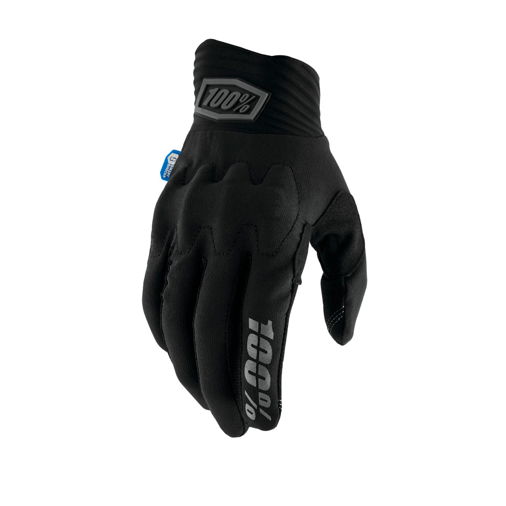 100% Cognito Smart Shock Gloves Blk - Ultimate Cycles Nowra