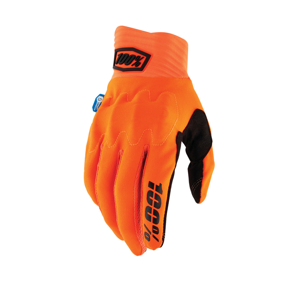 100% Cognito Smart Shock Gloves Flu Org - Ultimate Cycles Nowra