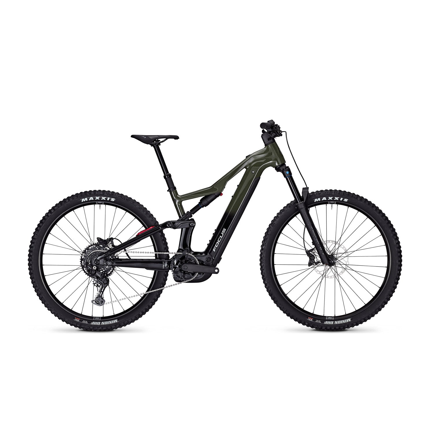 Focus Thron2 6.7 600Wh Urban Green / Magic Black 2026 - Ultimate Cycles Nowra