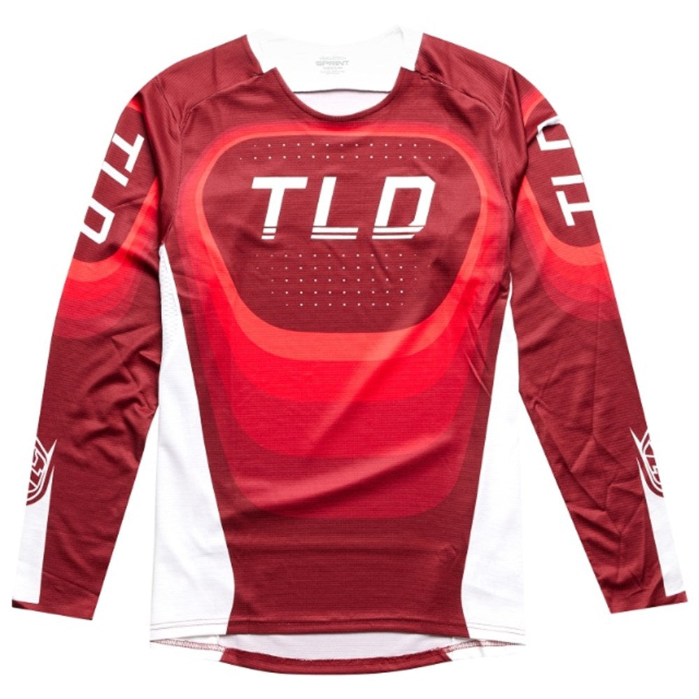 Tld 24.1 Sprint Jersey Reverb Race Red Lge - Ultimate Cycles Nowra