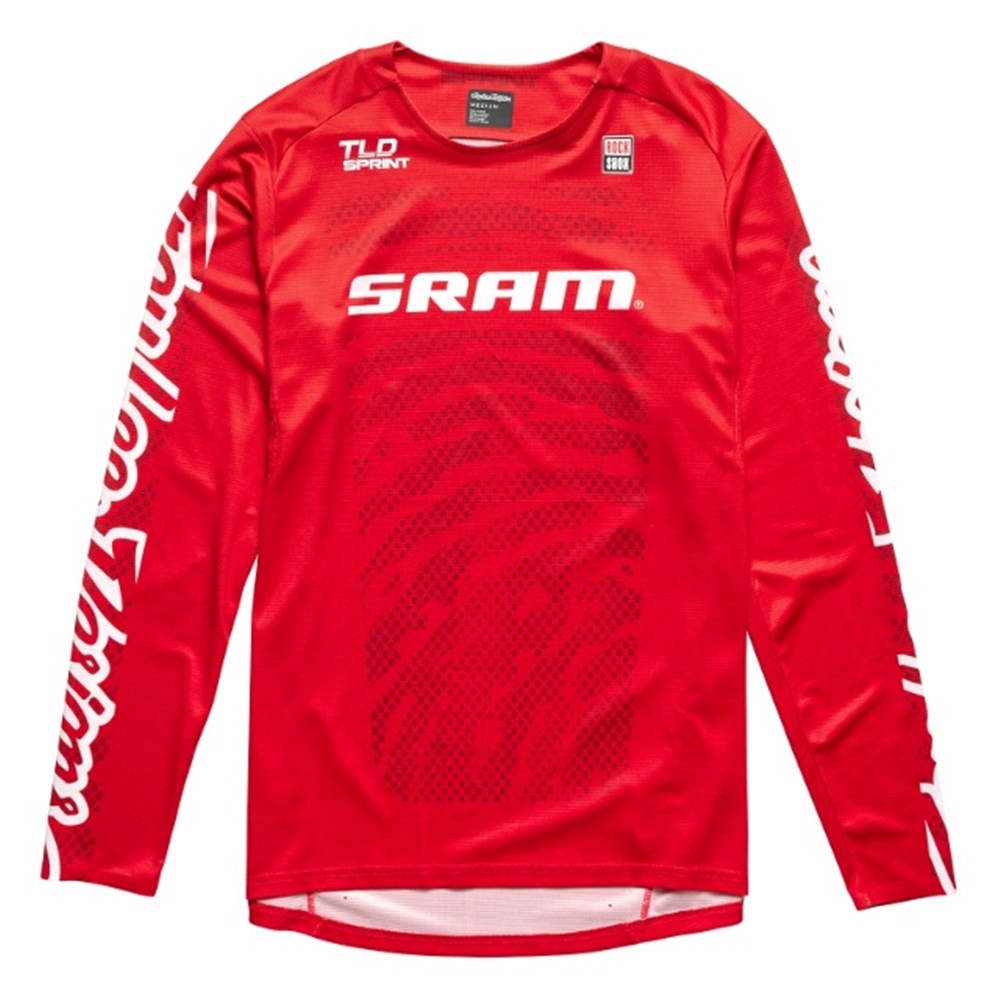 Tld 24.1 Sprint Jersey Reverb Sram Shifted Fiery Red Lge - Ultimate Cycles Nowra
