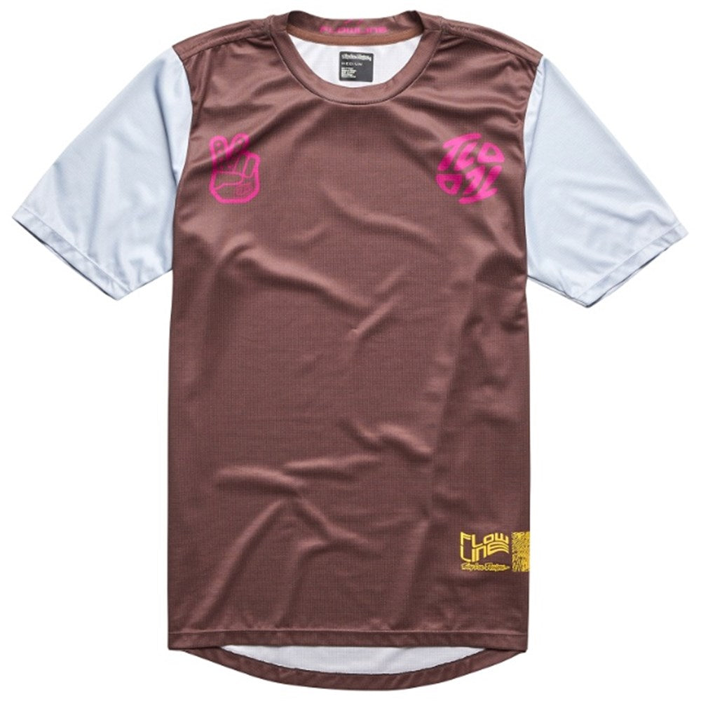 Tld 24.1 Flowline Ss Jersey Flipped Chocolate Lge - Ultimate Cycles Nowra