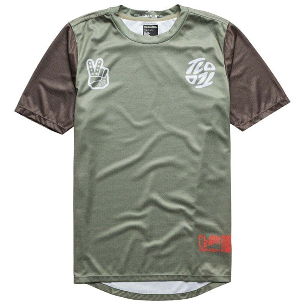 Tld 24.1 Flowline Ss Jersey Flipped Olive Med - Ultimate Cycles Nowra
