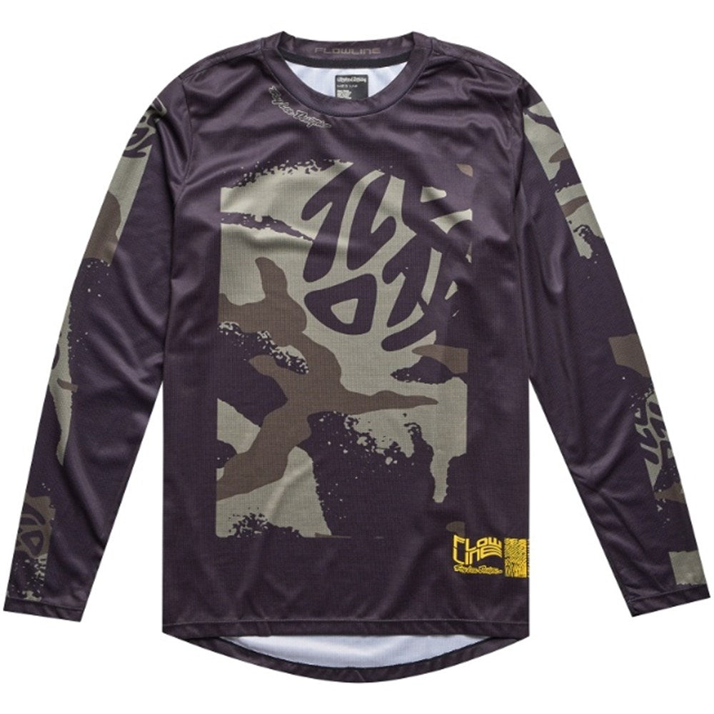 Tld 24.1 Flowline Ls Jersey Confined Black 2Xl - Ultimate Cycles Nowra
