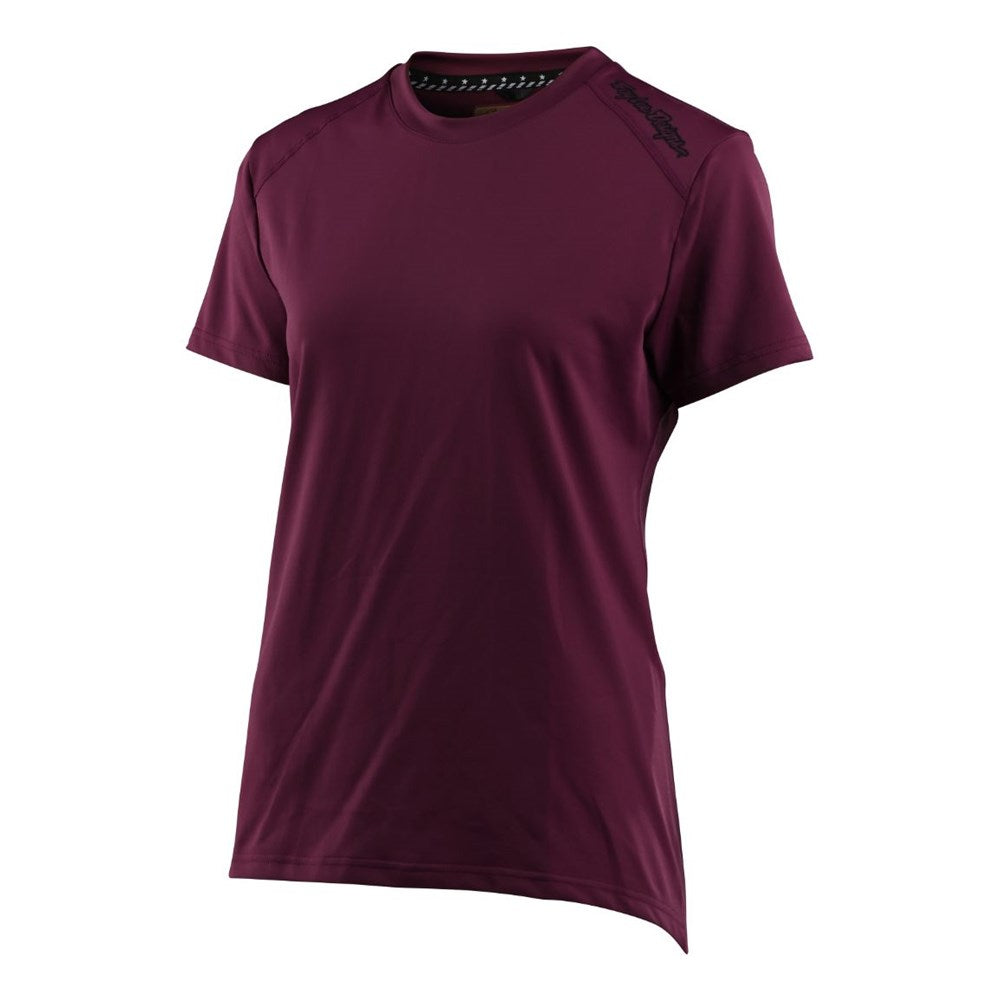 Tld Wmns Lilium Ss Jersey Deep Fig W-Xsm - Ultimate Cycles Nowra