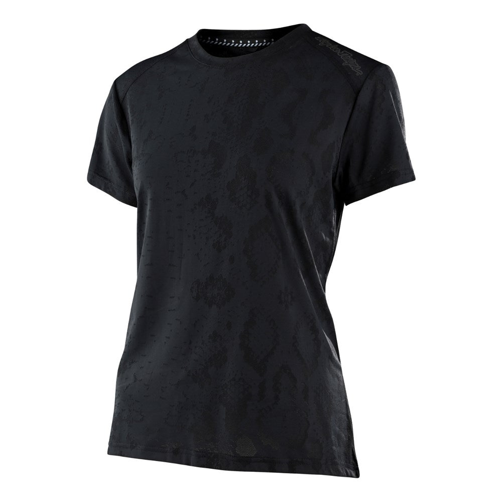 Tld Wmns Lilium Ss Jersey Snake Black W-Lge - Ultimate Cycles Nowra