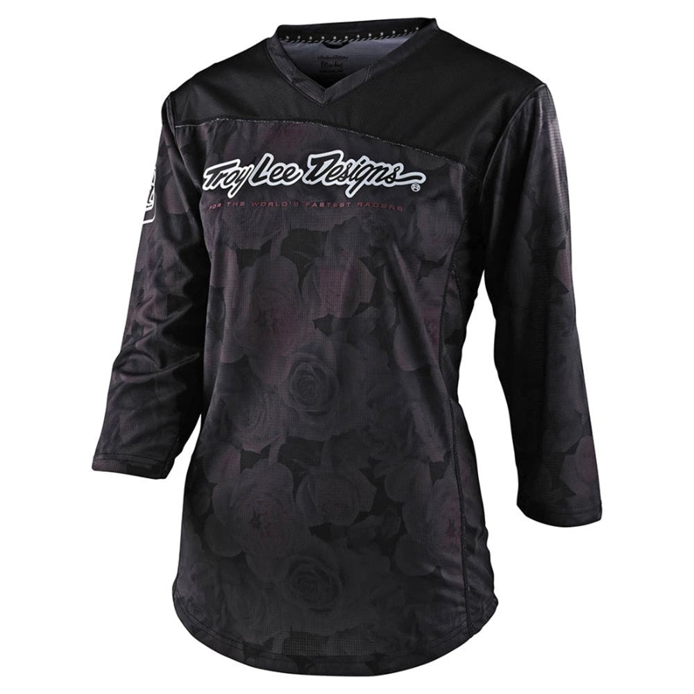 Tld Wmns Mischief 3/4 Floral Black W-Med - Ultimate Cycles Nowra