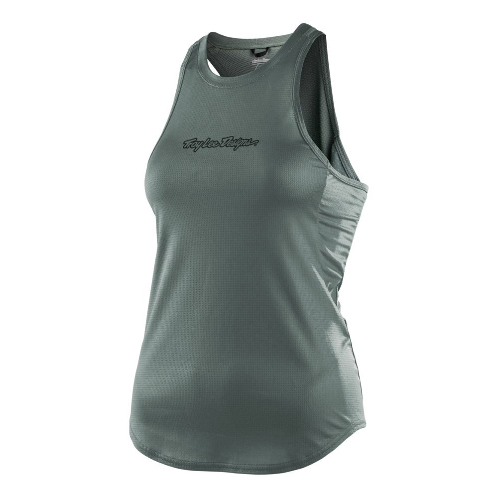 Tld Wmns Luxe Tank Steel Green W-Xlg - Ultimate Cycles Nowra