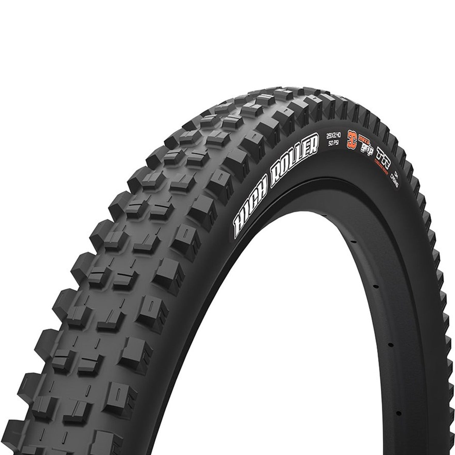 Maxxis High Roller III 27.5 x 2.40 3CG DH TR 120 x 2 TPI E-25 Black