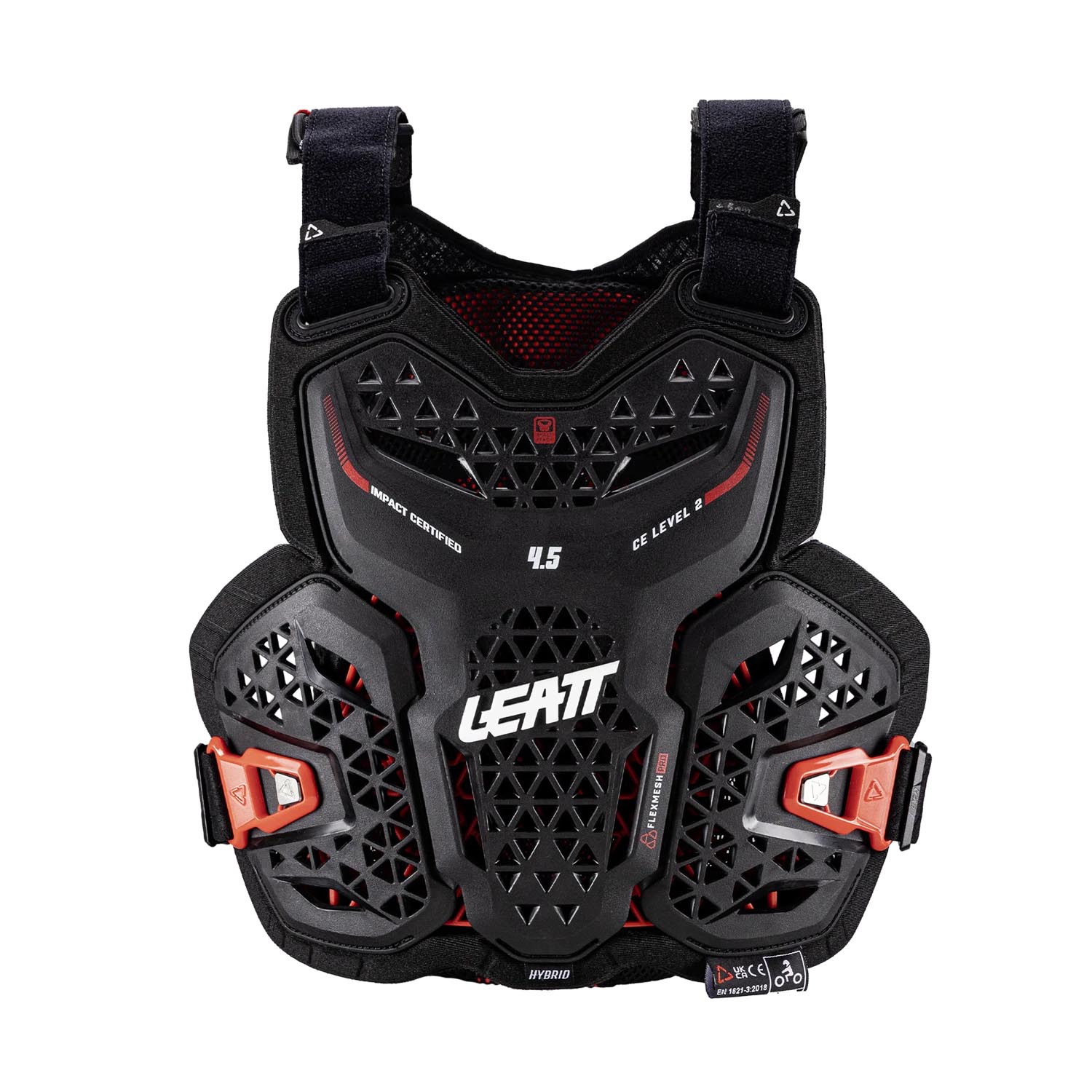 Leatt Chest Protector 4.5 Hybrid Junior Black - Ultimate Cycles Nowra