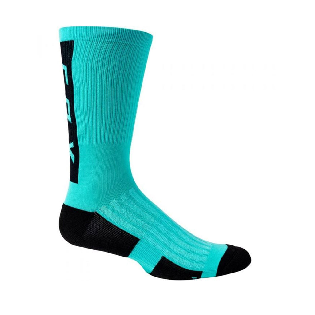 Fox 8" Ranger Cushion Sock Teal S/m - Ultimate Cycles Nowra