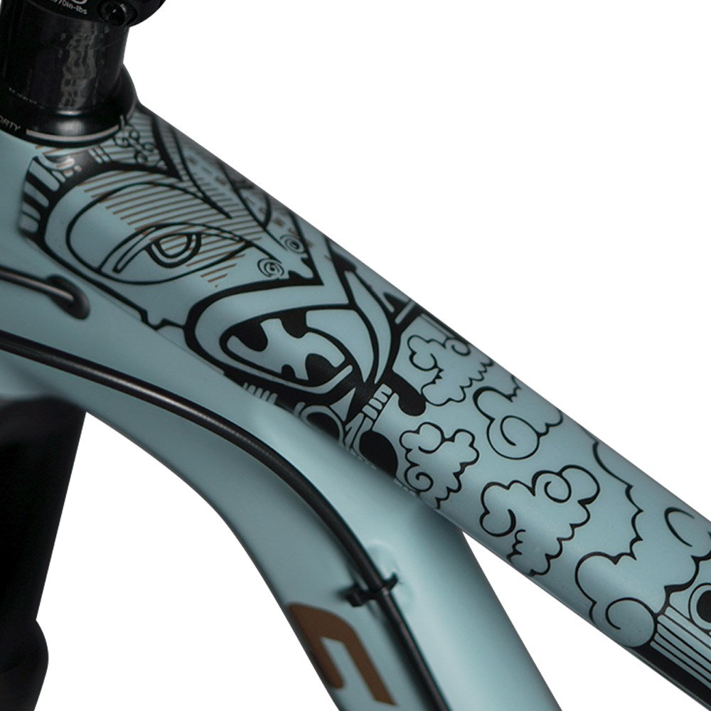 Dyedbro Frame Protection Wrap Aotearoa Black - Ultimate Cycles Nowra