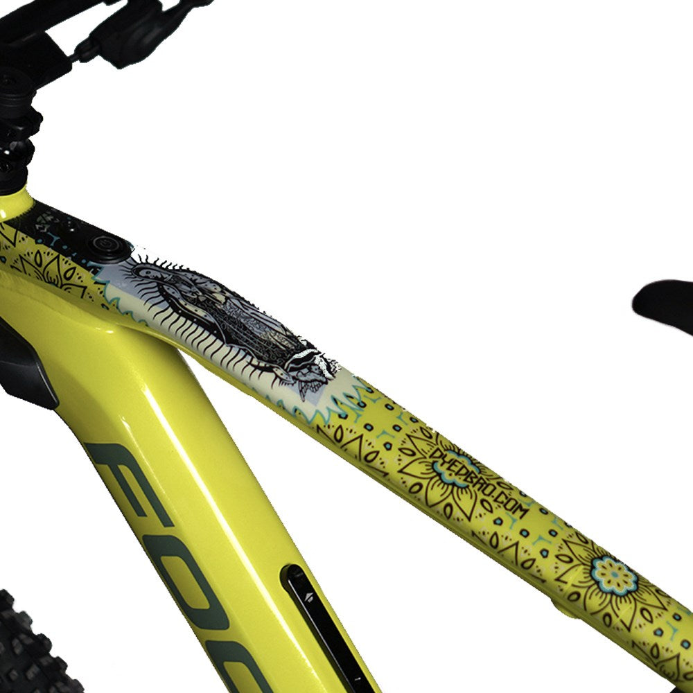 Dyedbro Frame Protection Wrap Guadalupe Black - Ultimate Cycles Nowra