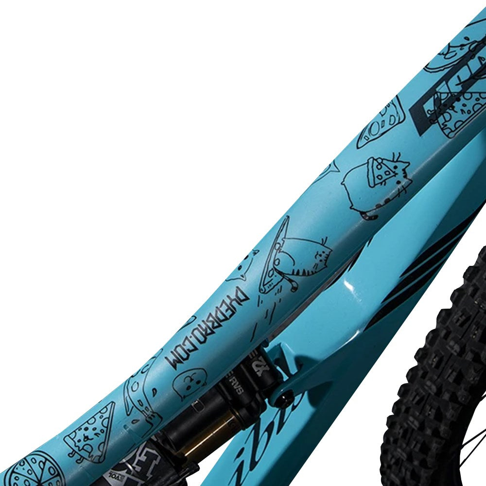 Dyedbro Frame Protection Wrap Cats Black - Ultimate Cycles Nowra