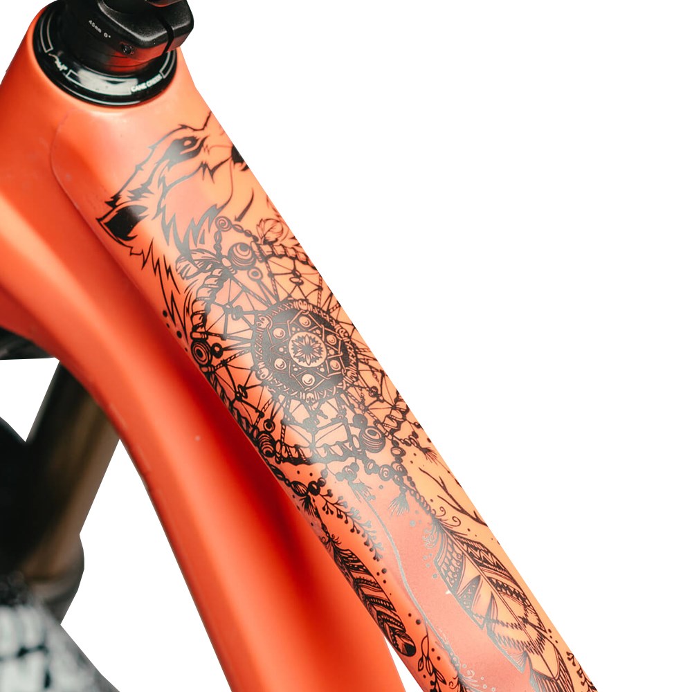 Dyedbro Frame Protection Wrap Dream Catcher Black - Ultimate Cycles Nowra