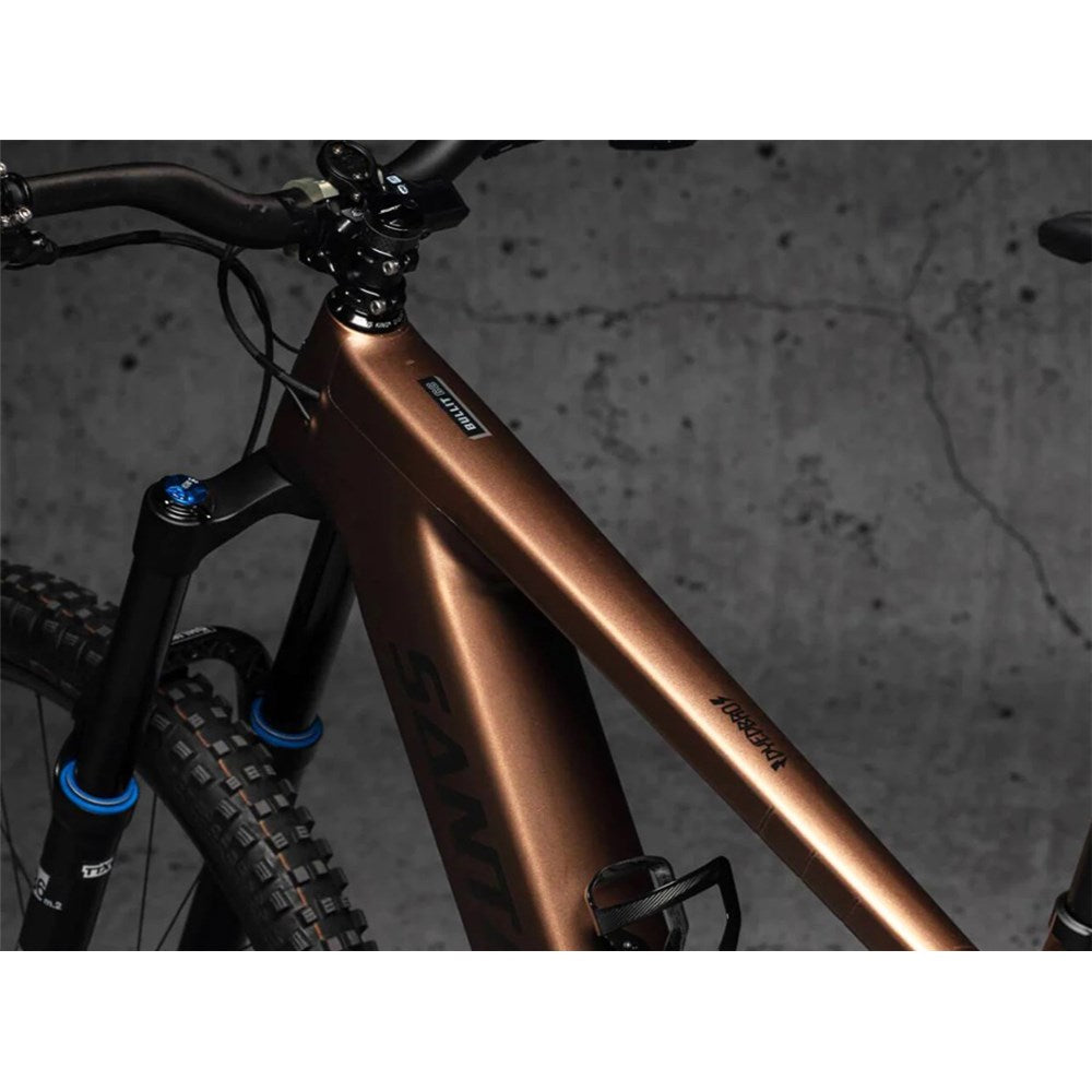 Dyedbro Frame Protection Wrap E-Mtb Clear Matt / Black - Ultimate Cycles Nowra