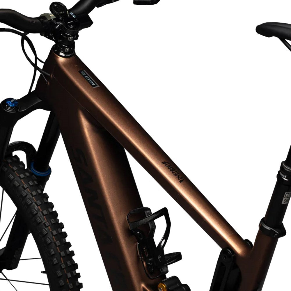 Dyedbro Frame Protection Wrap E-Mtb Clear Gloss / Black - Ultimate Cycles Nowra