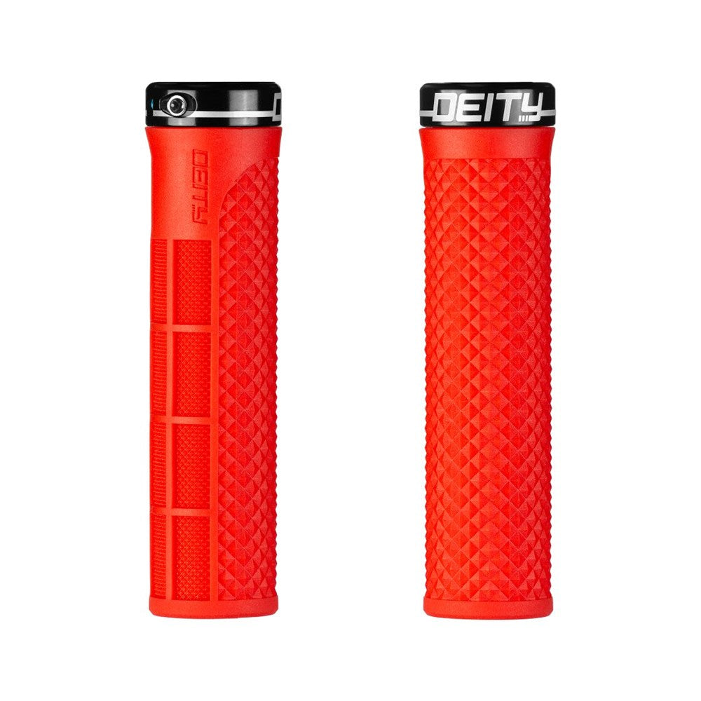 Deity Grip Lockjaw Red - Ultimate Cycles Nowra