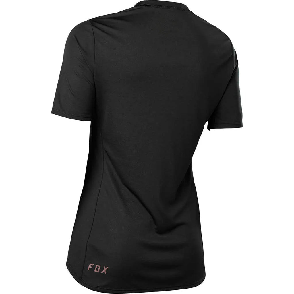 Fox W Ranger Ss Jersey Foxhead Black - Ultimate Cycles Nowra