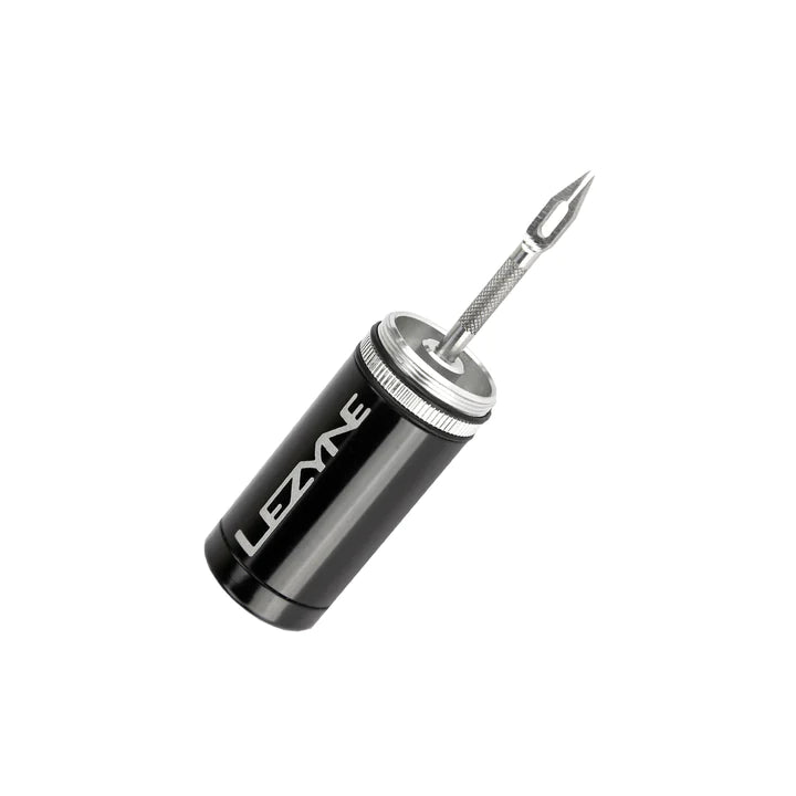 Lezyne Tubeless Kit Alloy Holder Inc 5 Plugs & Tools - Ultimate Cycles Nowra