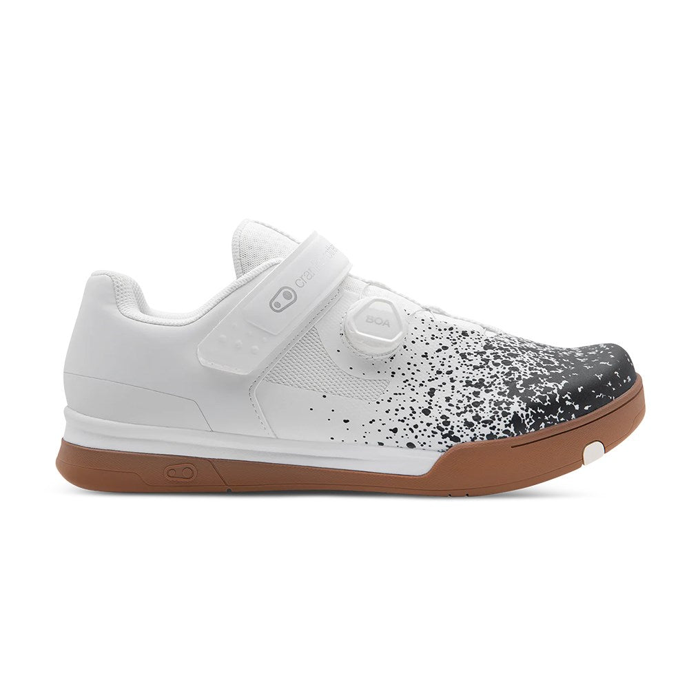 Crankbrothers Stamp Boa Ltd Flat Shoe Black / White Splatter Us 14 Eu 48 - Ultimate Cycles Nowra